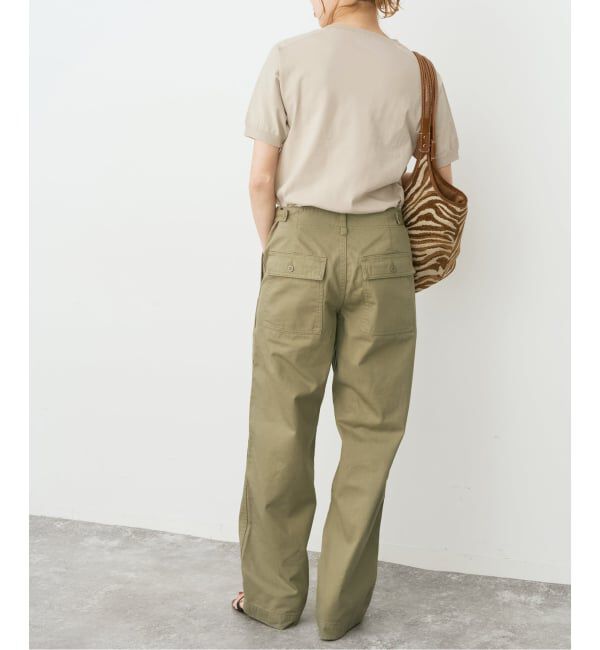 Spick and Span「18G CO/PE ハーフスリーブプルオーバー」|ニット・セーター|