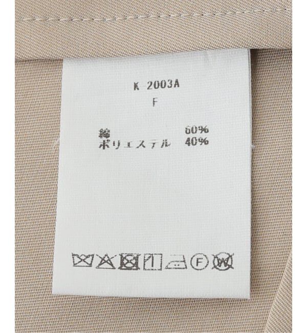 NOBLE「KAYLE/ケイル COTTON TWILL ZIPPED SHORT DRESS」|ワンピース|