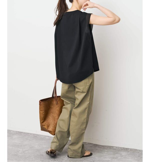 Spick and Span「《追加》オーガンジーコンビルーズプルオーバー」|Tシャツ・カットソー|
