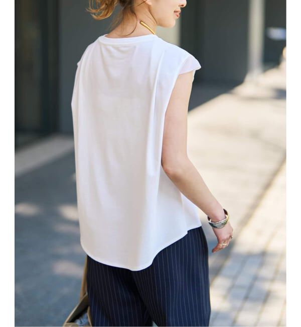 Spick and Span「《追加》オーガンジーコンビルーズプルオーバー」|Tシャツ・カットソー|
