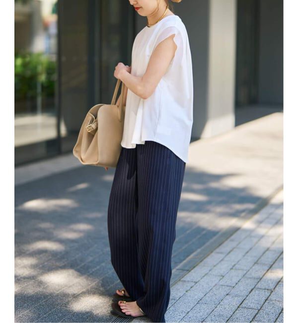 Spick and Span「《追加》オーガンジーコンビルーズプルオーバー」|Tシャツ・カットソー|