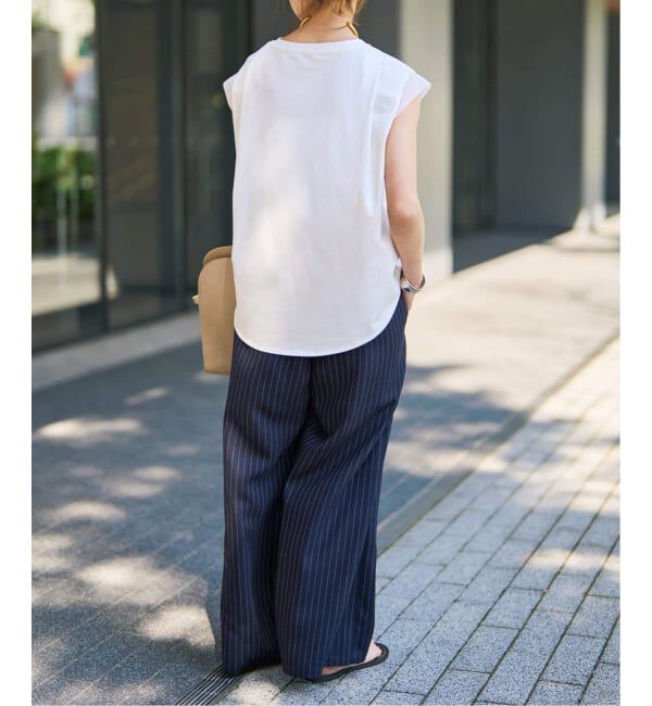 Spick and Span「《追加》オーガンジーコンビルーズプルオーバー」|Tシャツ・カットソー|