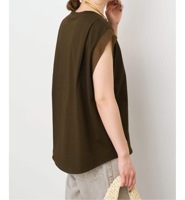 Spick and Span「《追加》オーガンジーコンビルーズプルオーバー」|Tシャツ・カットソー|