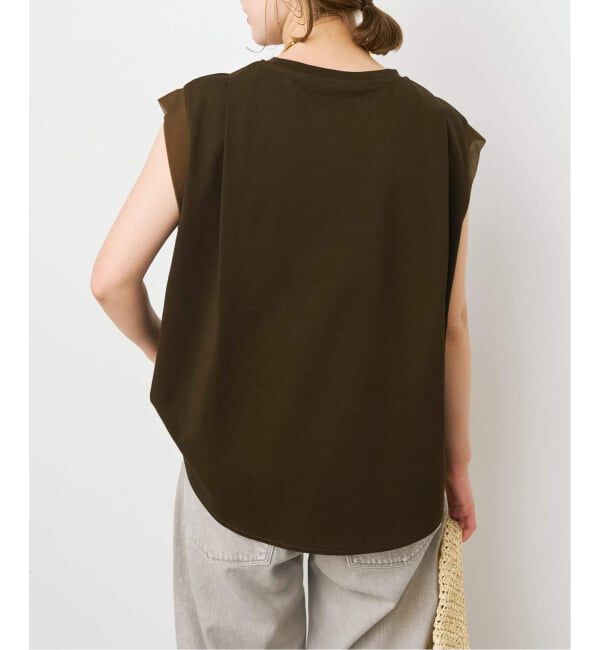 Spick and Span「《追加》オーガンジーコンビルーズプルオーバー」|Tシャツ・カットソー|