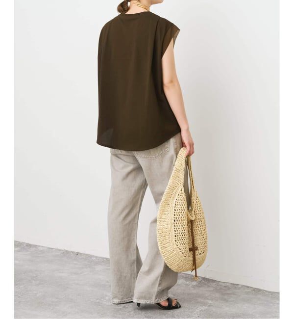Spick and Span「《追加》オーガンジーコンビルーズプルオーバー」|Tシャツ・カットソー|