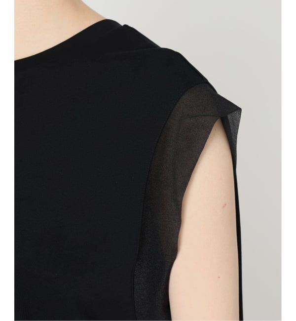 Spick and Span「《追加》オーガンジーコンビルーズプルオーバー」|Tシャツ・カットソー|