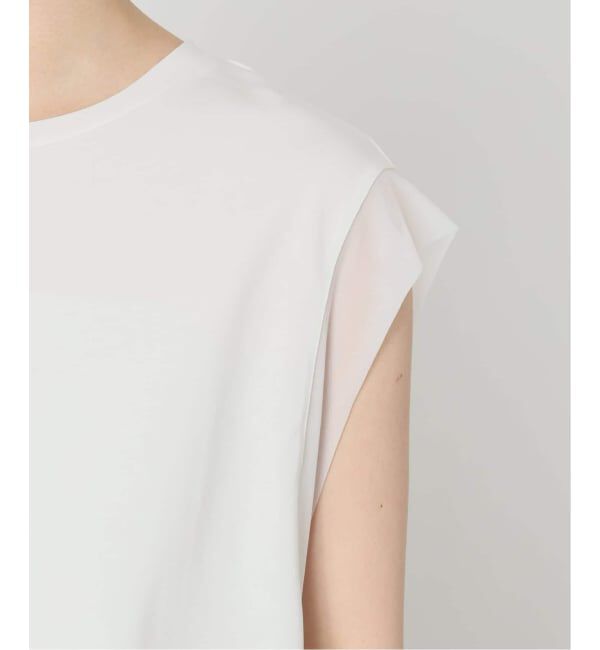 Spick and Span「《追加》オーガンジーコンビルーズプルオーバー」|Tシャツ・カットソー|
