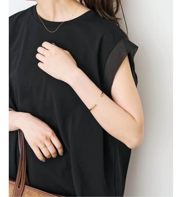 Spick and Span「《追加》オーガンジーコンビルーズプルオーバー」|Tシャツ・カットソー|