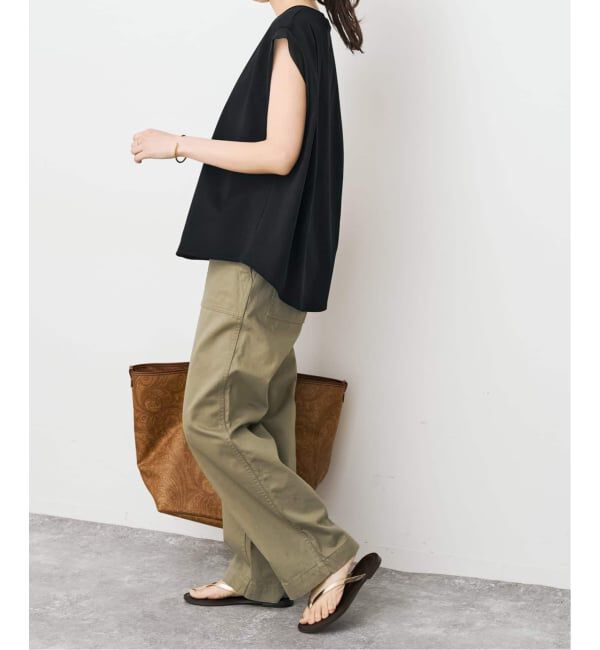 Spick and Span「《追加》オーガンジーコンビルーズプルオーバー」|Tシャツ・カットソー|
