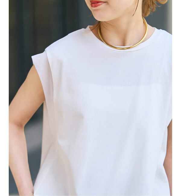 Spick and Span「《追加》オーガンジーコンビルーズプルオーバー」|Tシャツ・カットソー|ホワイト A