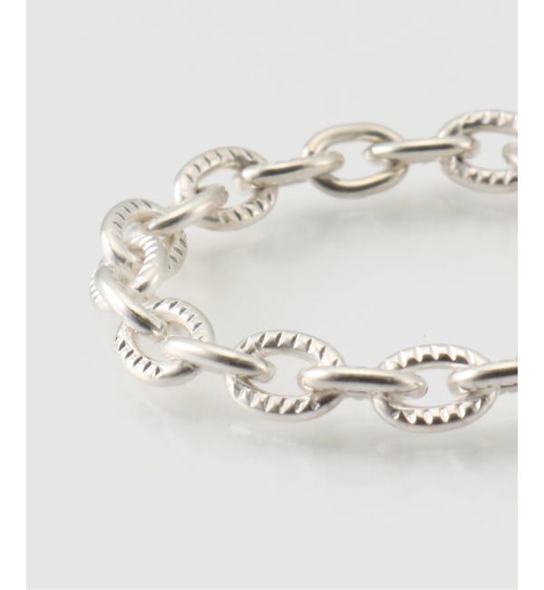 FRAMeWORK「SYMPATHY OF SOUL / シンパシー・オブ・ソウル GROOVE AZUKI CHAIN RING(シルバー)」|リング|