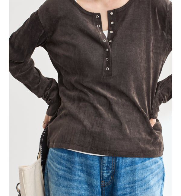 FRAMeWORK「チュールフロッキープルオーバー」|Tシャツ・カットソー|