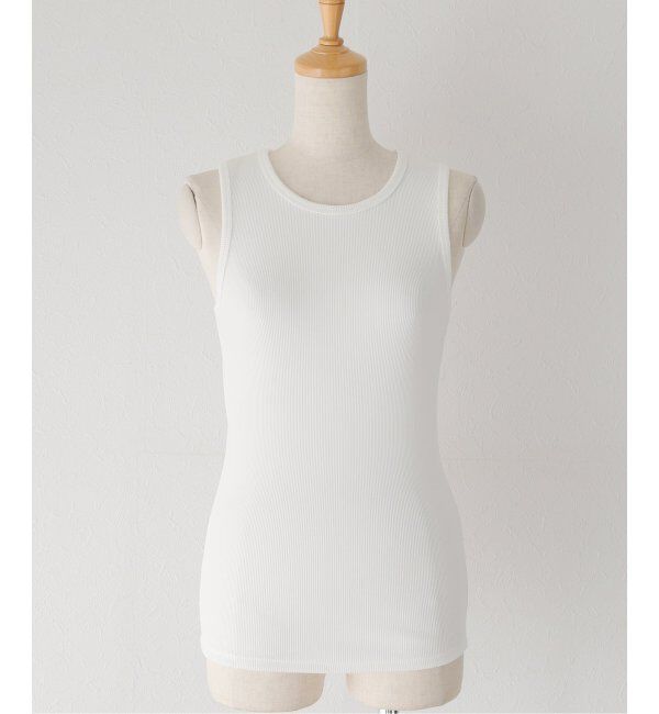  「【Munich/ミューニック】stretched polyester rib」|タンクトップ|