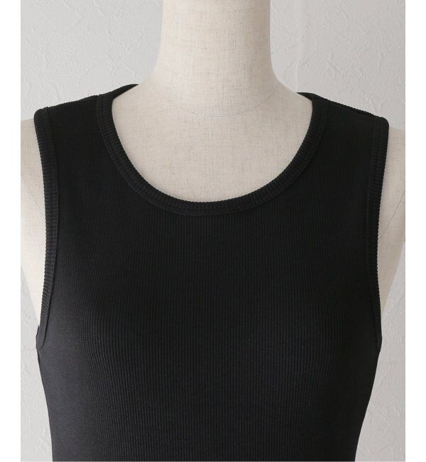  「【Munich/ミューニック】stretched polyester rib」|タンクトップ|