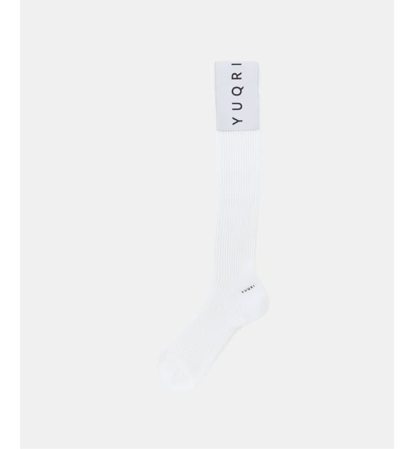 GRISE「YUQRI/ユクリ schickestlong socks」|ソックス|ホワイト