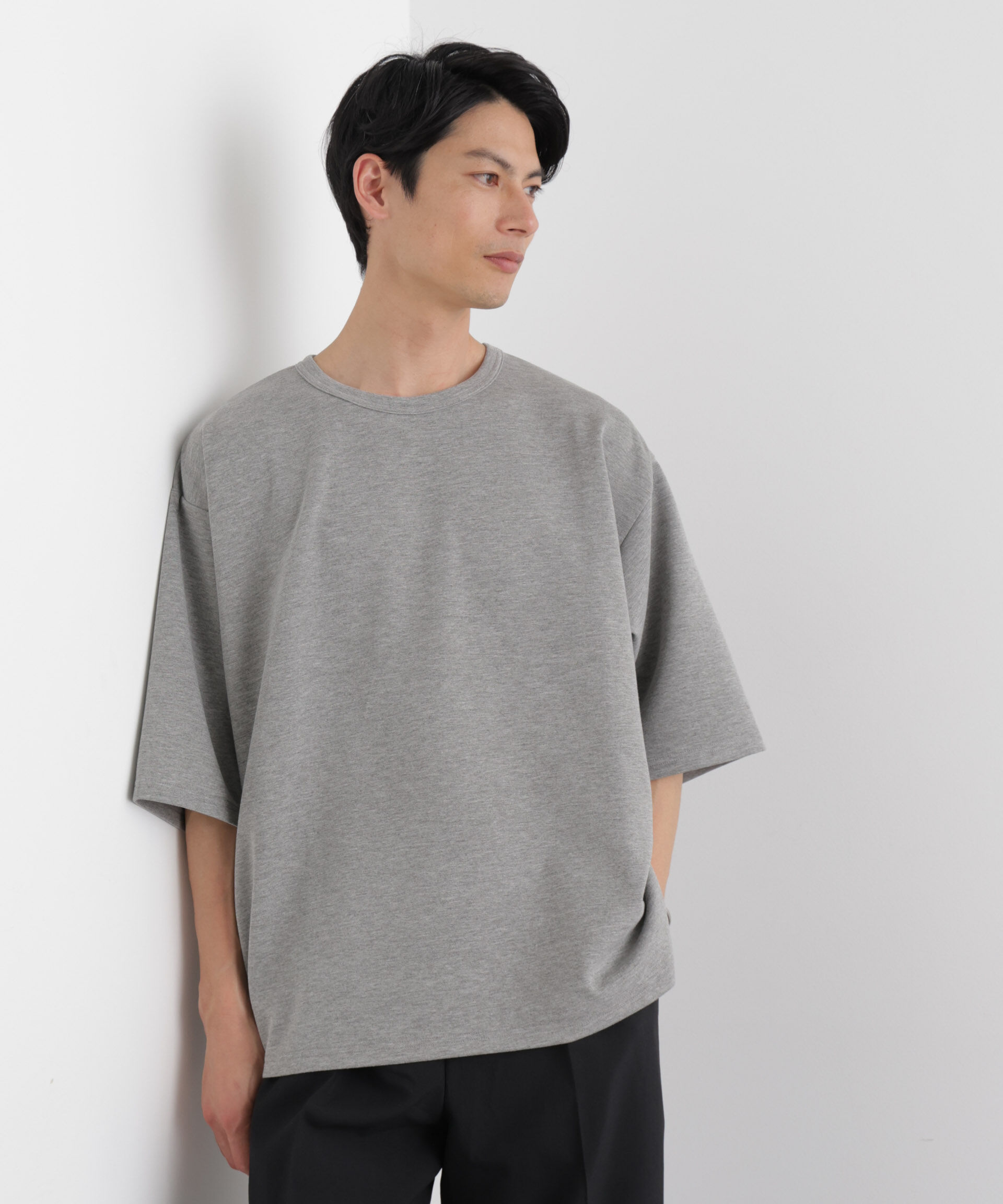 nano･universe「ストレッチポンチTシャツ 半袖」|Tシャツ・カットソー|