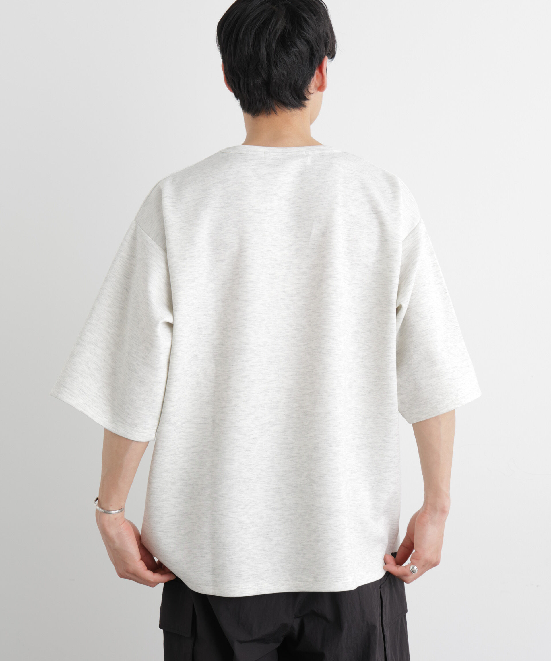 nano･universe「ストレッチポンチTシャツ 半袖」|Tシャツ・カットソー|