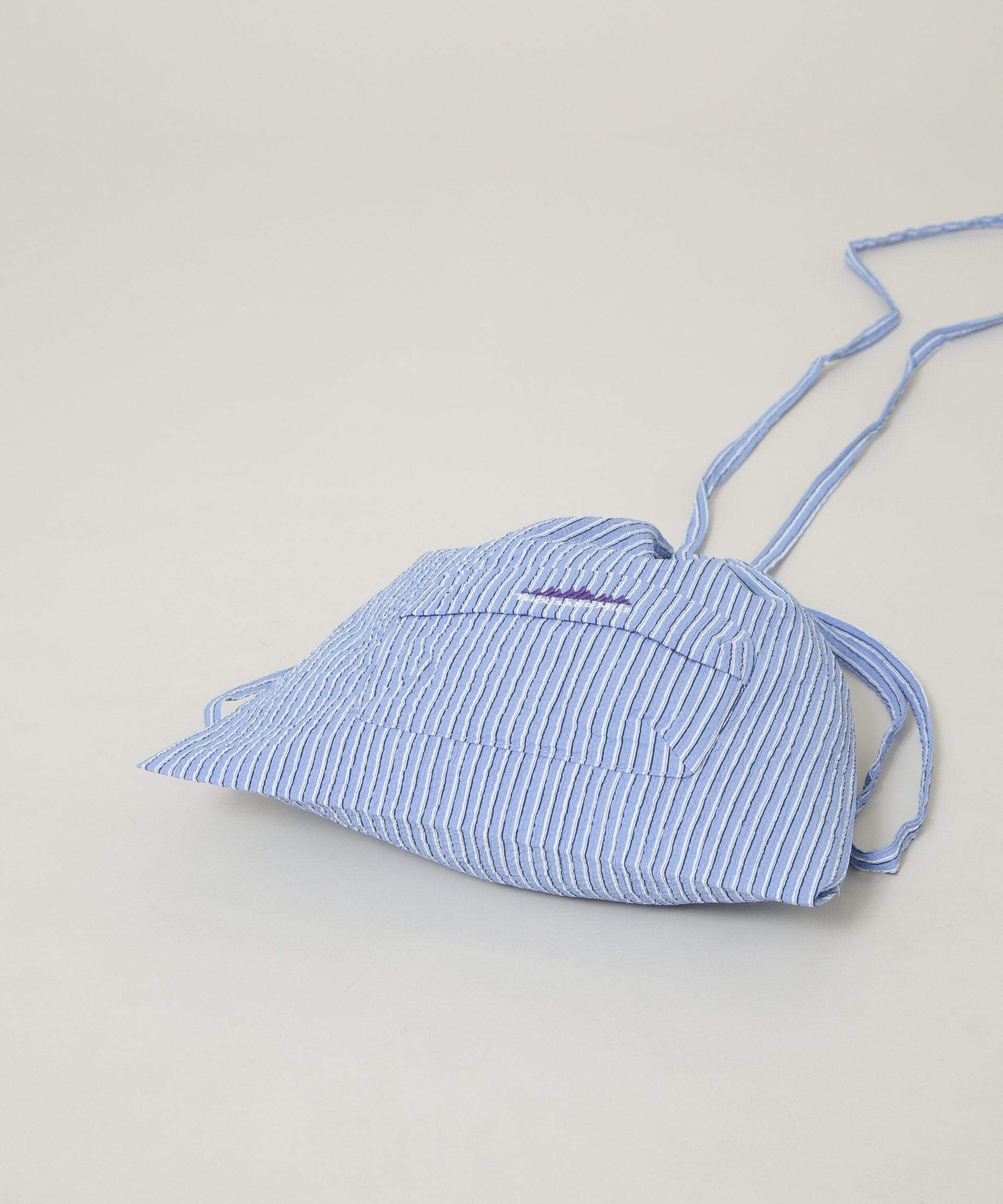 nano･universe「THOUSAND MILE/SEERSUERSTRIPE MINI SHOULDER」|ショルダー・メッセンジャー|