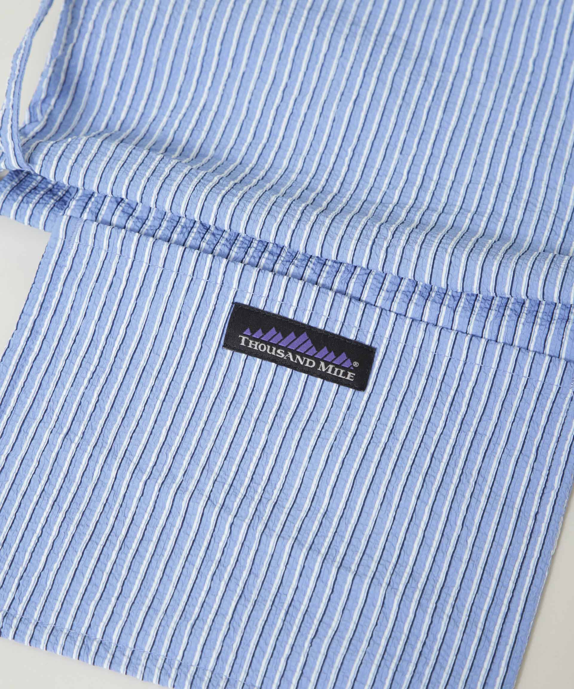 nano･universe「THOUSAND MILE/SEERSUERSTRIPE MINI SHOULDER」|ショルダー・メッセンジャー|