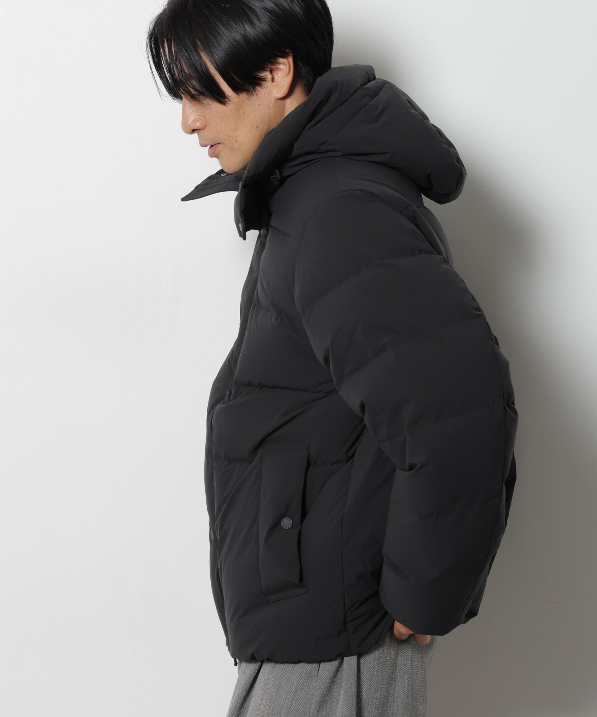 NANO universe「「西川ダウン(R)」SOLOTEXショートダウン」|ダウン|