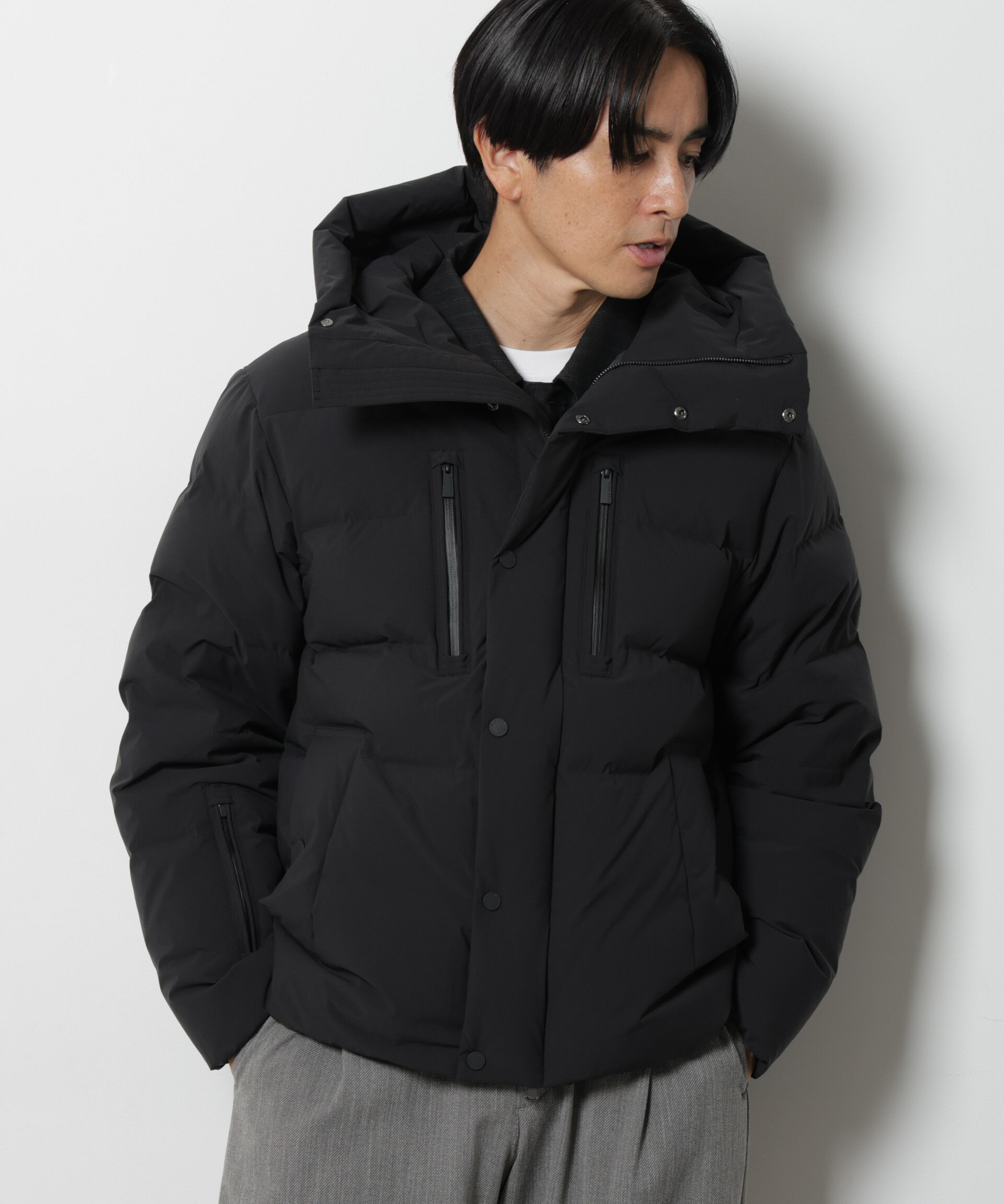 NANO universe「「西川ダウン(R)」SOLOTEXショートダウン」|ダウン|