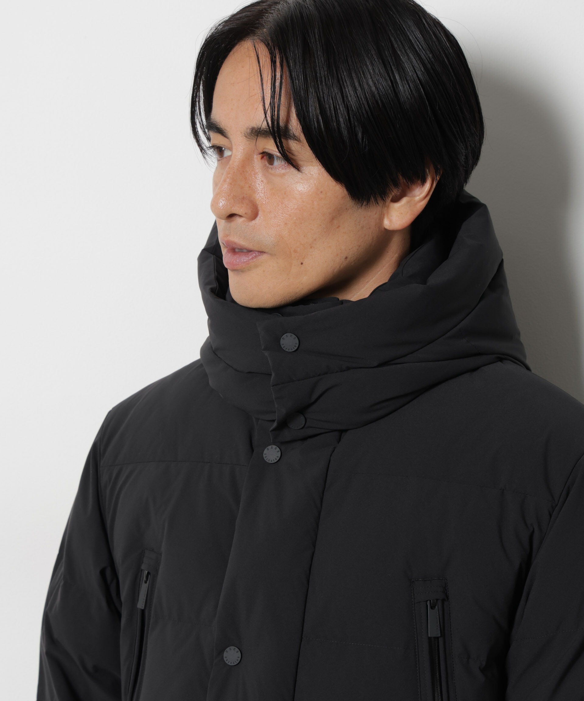 NANO universe「「西川ダウン(R)」SOLOTEX ミドル丈ダウン」|ダウン|