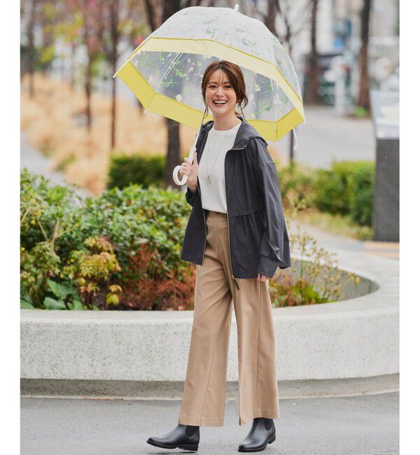 ANY SIS「【WEB・一部店舗限定】フラワープラスティック アンブレラ」|傘|