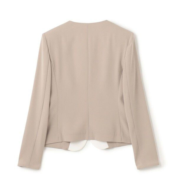 BEIGE,「【洗える・VERY NaVY 11月号掲載】CINDY / ダブルカラージャケット」|ノーカラージャケット|