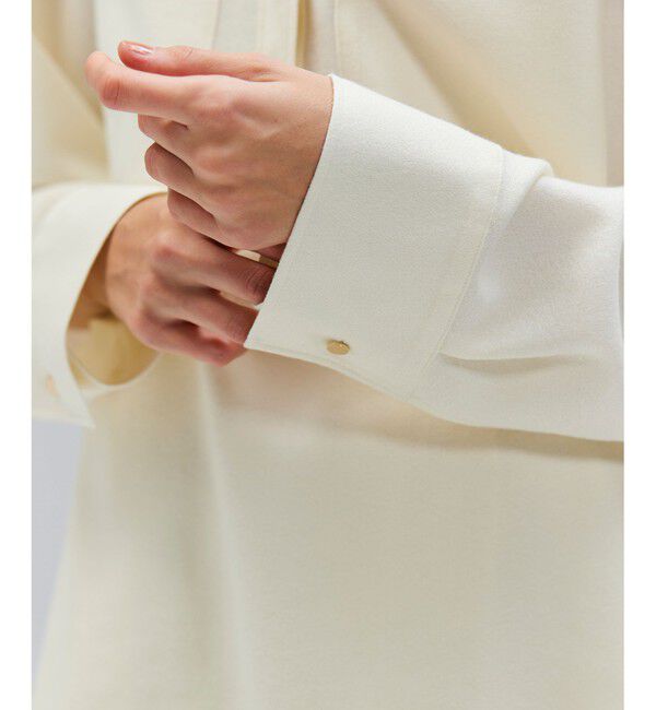 BEIGE,「【VERY NaVY12月号掲載】TERNES / ビックポケットプルオーバーウールブラウス」|シャツ・ブラウス|
