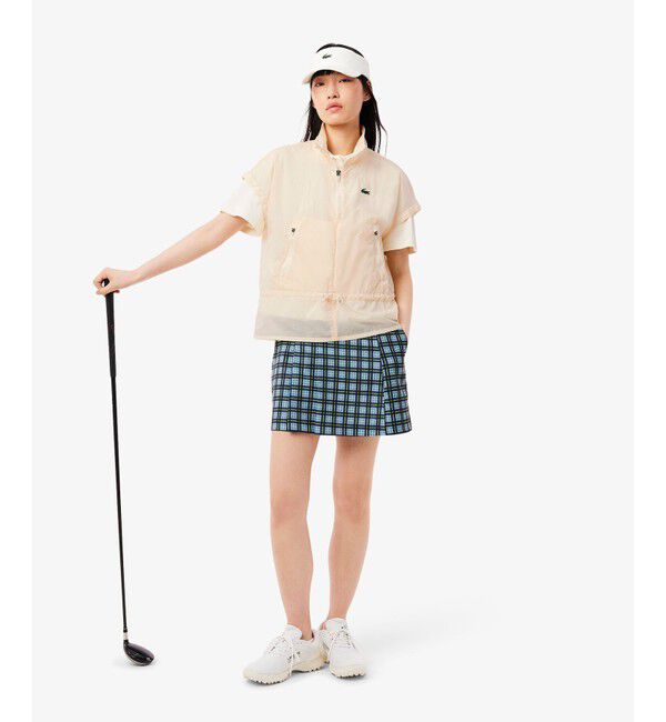 LACOSTE「マイクロフレンチスリーブウィメンズゴルフジャケット」|ダウンベスト・ベスト|