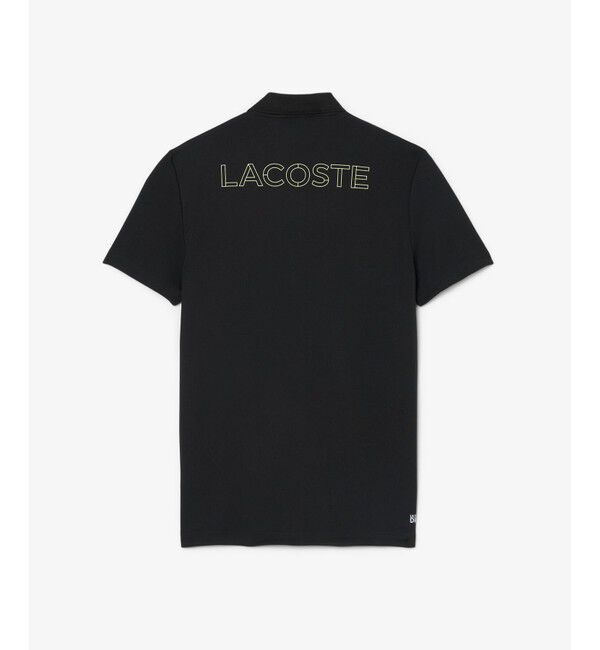LACOSTE「バックヨークプリント ウルトラドライ鹿の子地ポロシャツ」|ポロシャツ|