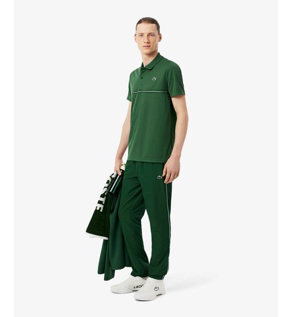 LACOSTE「バックヨークプリント ウルトラドライ鹿の子地ポロシャツ」|ポロシャツ|