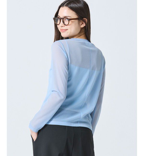 LACOSTE「レイヤードシアートップス キャミソール付き」|Tシャツ・カットソー|