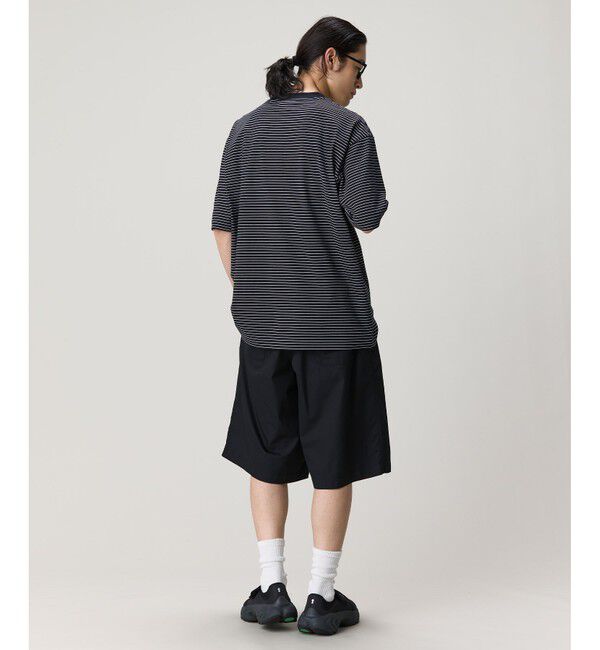 LACOSTE「【オンライン限定】LACOSTE  ボーダー リンガーネック 半袖Tシャツ」|Tシャツ・カットソー|