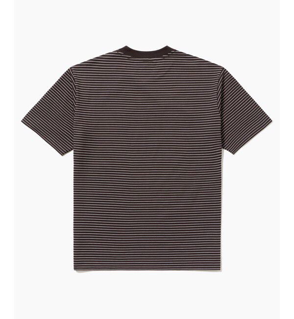 LACOSTE「【オンライン限定】LACOSTE  ボーダー リンガーネック 半袖Tシャツ」|Tシャツ・カットソー|