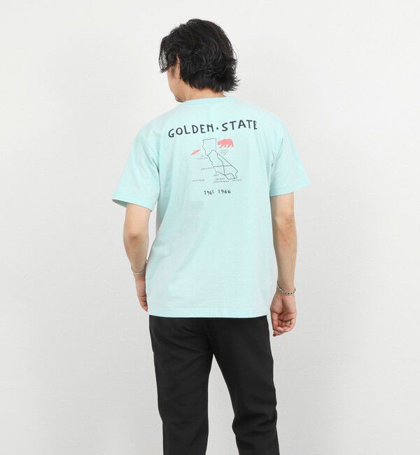 NOLLEY'S goodman「【BARNS OUTFITTERS】別注 MAP GOLDEN STATE プリントTシャツ 26SS」|Tシャツ・カットソー|