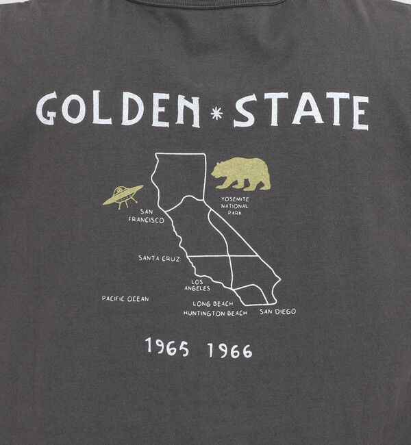 NOLLEY'S goodman「【BARNS OUTFITTERS】別注 MAP GOLDEN STATE プリントTシャツ 26SS」|Tシャツ・カットソー|