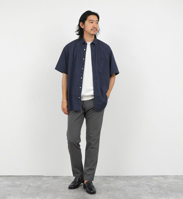 NOLLEY'S goodman「DotAir ドットエアー半袖B.D. ボタンダウンシャツ 通気性/UVカット 26SS」|シャツ・ブラウス|