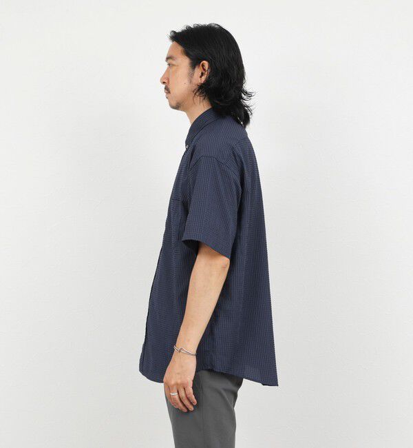 NOLLEY'S goodman「DotAir ドットエアー半袖B.D. ボタンダウンシャツ 通気性/UVカット 26SS」|シャツ・ブラウス|
