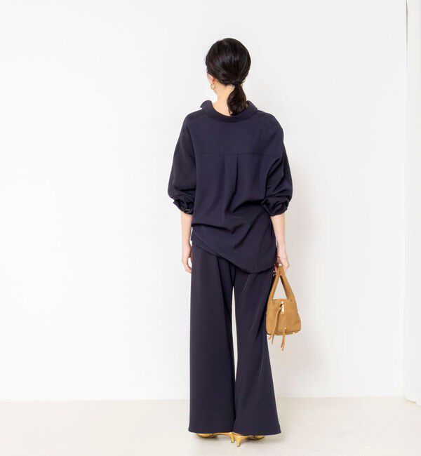 NOLLEY'S sophi「【NOLLEY&rsquo;S mgr.松葉別注・一部WEB限定色】《セットアップ》ツイルバイヤス洗練美脚パンツ」|その他|