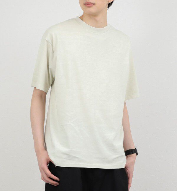 NOLLEY'S goodman「【BECシリーズ】《接触冷感/UVカット》PIGMENT DYE BIO WASH ピグメント染め オーバーサイズTシャツ」|Tシャツ・カットソー|ホワイト