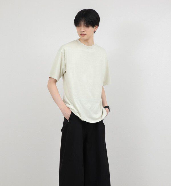 NOLLEY'S goodman「【BECシリーズ】《接触冷感/UVカット》PIGMENT DYE BIO WASH ピグメント染め オーバーサイズTシャツ」|Tシャツ・カットソー|