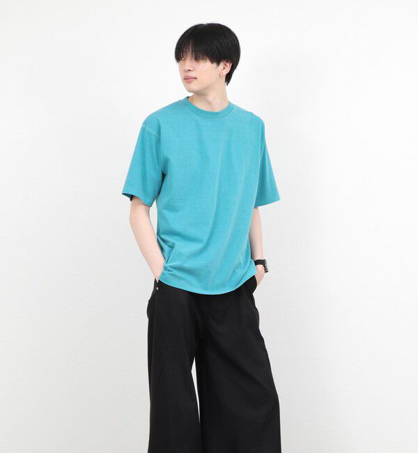 NOLLEY'S goodman「【BECシリーズ】《接触冷感/UVカット》PIGMENT DYE BIO WASH ピグメント染め オーバーサイズTシャツ」|Tシャツ・カットソー|