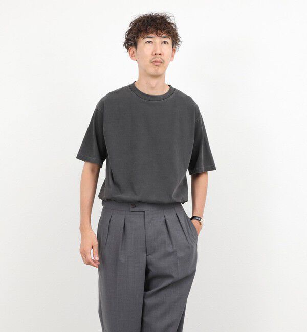 NOLLEY'S goodman「【BECシリーズ】《接触冷感/UVカット》PIGMENT DYE BIO WASH ピグメント染め オーバーサイズTシャツ」|Tシャツ・カットソー|