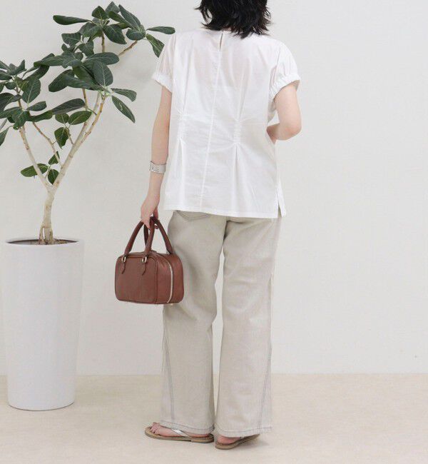 fredy emue「ウエストタックフレンチカットソーブラウス」|Tシャツ・カットソー|