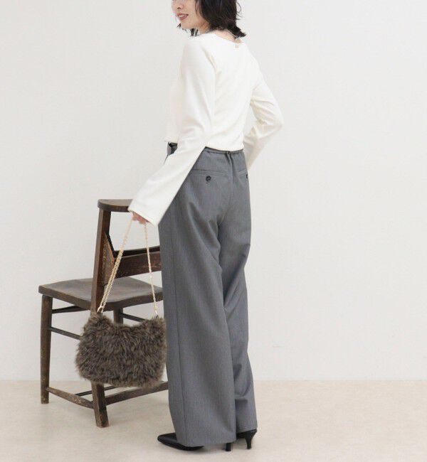 fredy emue「TRタックストレートパンツ」|チノ|