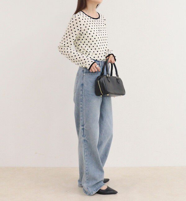 fredy emue「チュールドットロンＴシャツ」|Tシャツ・カットソー|