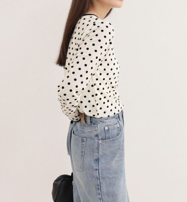 fredy emue「チュールドットロンＴシャツ」|Tシャツ・カットソー|