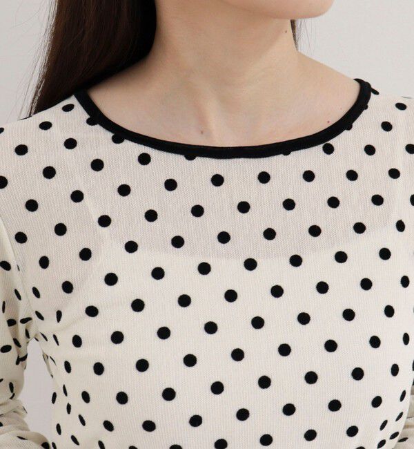 fredy emue「チュールドットロンＴシャツ」|Tシャツ・カットソー|
