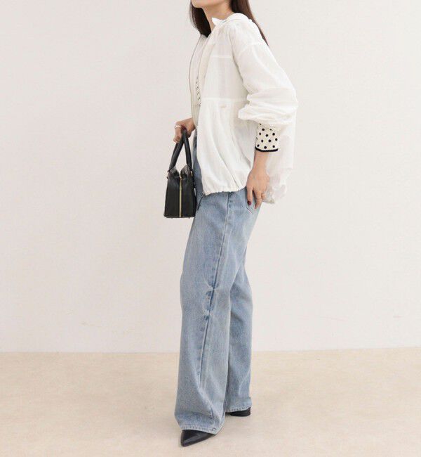 fredy emue「チュールドットロンＴシャツ」|Tシャツ・カットソー|